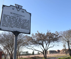 historic marker for schoolfield va